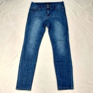 KIKI LARUE JEANS WOMEN'S BLUE SKINNY STRETCH COTTON BLEND DENIM JEGGING SIZE 13